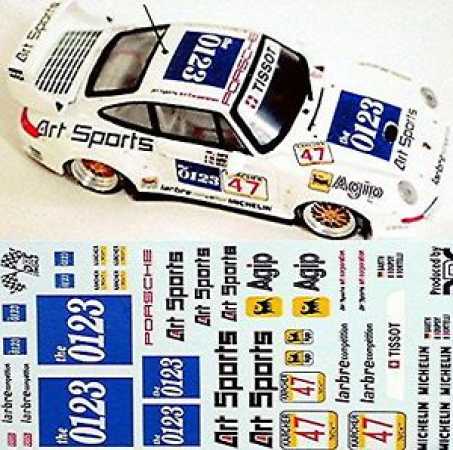 Porsche 911 GT 2 993 GT2 BPR Suzuka 1995 0123 #47 Art Sports J.Barth / Dupuy / Ortelli Decal 1:32