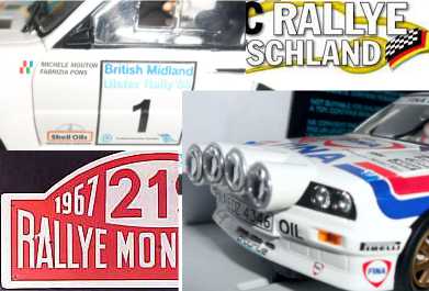 Rally Decal (alle Klassen) 1:32