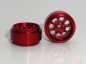 Preview: Alu-Felgen Minilite-Design15.8mm x 8.5mm rot für Achse 2,38mm STAFFS96