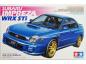 Preview: Subaru Impreza WRX STi 2001 Straßenversion mit Felgen in Gold lackiert. mehrfarbige Rückleuchten.Karosserie in Blau