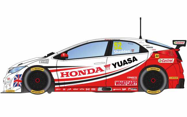 Honda CIVIC BTCC 2015 Oulton Park  #52