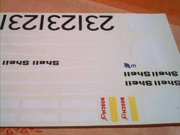 Porsche 917 K Winner Le Mans Start nr.23 und Start Nr. 21 original Fred Caddy Decal 1:24