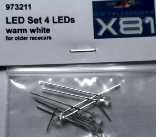 LED Beleuchtungsset Classic warmweiss für Eicker Digital Decoder X81 4 Rückleuchten