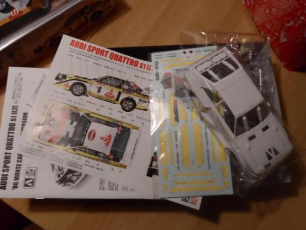 Audi Quattro S1 E2 - Rally Monte Carlo 1986 #2 Röhrl/Gheistörfer Beemax Kit 1:24