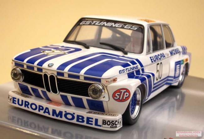 BMW 2002 Gr.2 TEAM EUROPA MOBEL # 50 DRM 1974 J.Obermoser  Edition  1:24 Versandkostenfrei (nur D)