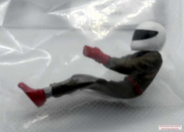 Driver, Overal gold Integralhelmet white Scale 1:24