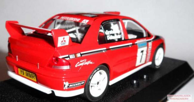 Mitsubishi Lancer EVO7 #7 Schweden Rally 2002 Delecour/Grataloup SCALEXTRIC  sehr rar!