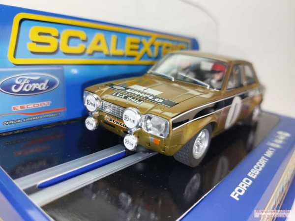 Ford Escort MK1 braun Roger Clark #1 Scalextric 1:32 C2920 sehr selten