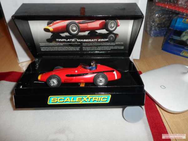 Maserati 250F Tinplate Collectrion very rare Scalextric C2929A 1:32 