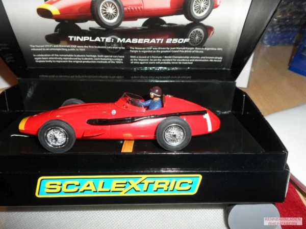 Maserati 250F Tinplate Collectrion very rare Scalextric C2929A 1:32 