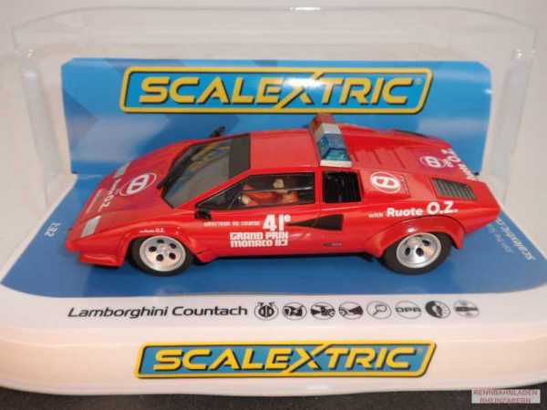 Lamborghini Countach 1983 Monaco GP Safety Car C4329 Scalextric 1:32