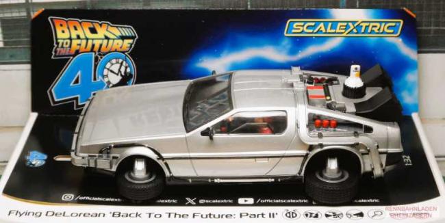 DeLorean Back to the Future Part 2' - Flying Time Machine C4541 Scalextric