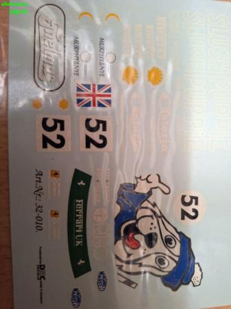 Ferrari F 355 Challenge Slush Puppie #52 DMC Decal 1:32