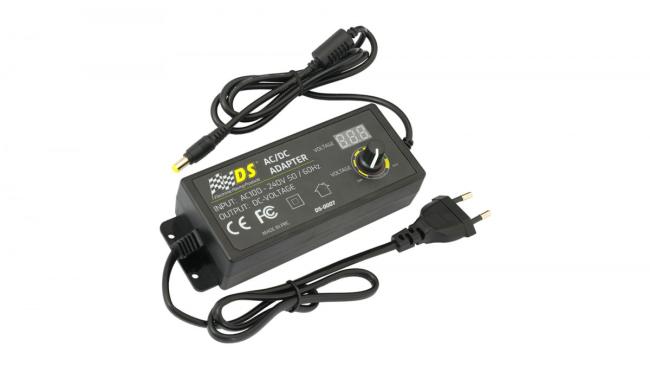 Transformator DS Power 4, Universal-Trafo variabel einstellbar von bis 18 Volt, 4 Ampere (72VA)