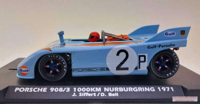 Porsche 908/3 #2  1.000KM Nürburgring 1971 J.Siffert/D.Bell FLY A2064 Slotcar 1:32 analog