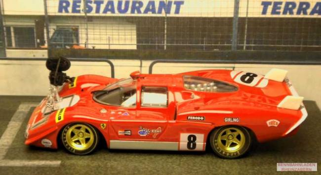 Ferrari F512S Langheck No. 8 Making of Le Mans Edition m.Kamera-Imiation FLY  1:32