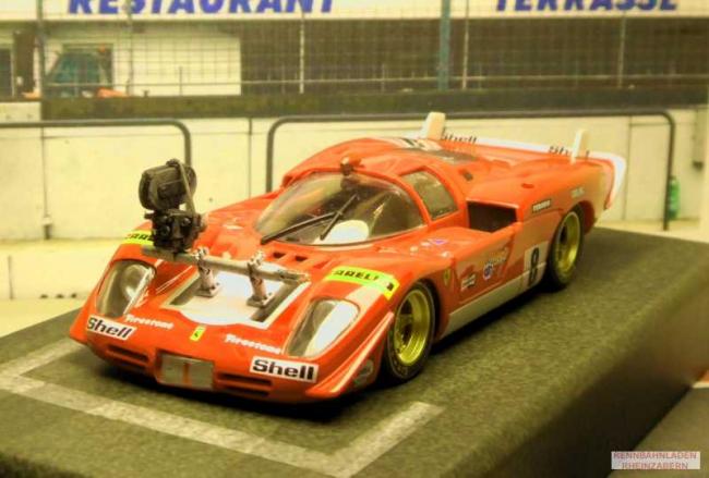 Ferrari F512S Langheck No. 8 Making of Le Mans Edition m.Kamera-Imiation FLY  1:32