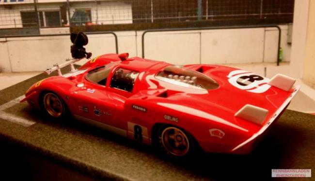 Ferrari F512S Langheck No. 8 Making of Le Mans Edition m.Kamera-Imiation FLY  1:32
