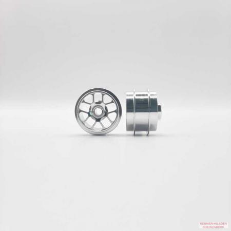 Magnesium-Felgen 6x2 Spoke 16.9 x 10mm silber für Achse 2,38mm SRS07