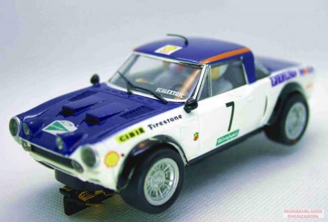 Fiat 124 Abarth Spider  Nº 7 , CARLOS ALONSO LAMBERTI, CORTE INGLES, 1979 ohne Box  sehr rar!