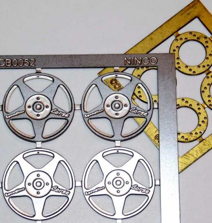 ProRace Felgeneinsatz Speedline 15" mit Bremsscheiben, Photoätzteil