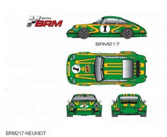 Porsche 911 Carrera RSR 2.8 #1 KREMER rACING  BRM217 1:24 Versandkostenfrei (nur D)