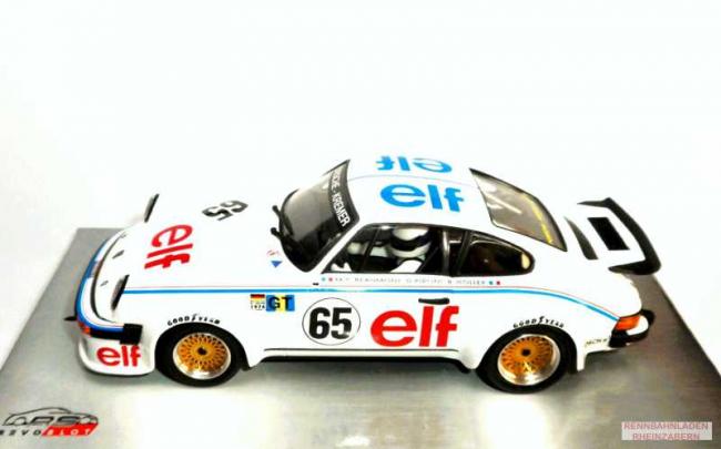 Porsche 934 ELF Design #65 24h Le Mans 1976 mit Turbo Heckspoiler RS-0291 Revo Slot 1:32