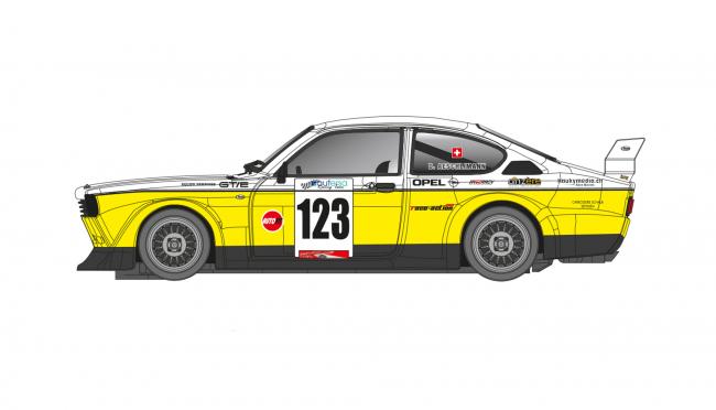 Opel Kadett-C-Coupe GT/E (78->) # 123  D Aenschlimann Cdc Ayent-Anzere 2023 RevoSlot 1/32