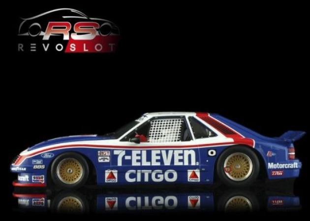 Ford Mustang #7,Sebring 1986  TRANS-AM 1986 BRUCE JENNER RevoSlot 1/32 RS0317