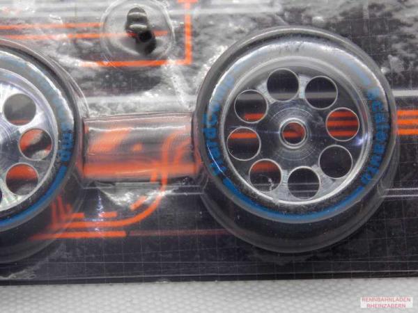 Kompletträder Ø27,5x8mm HardComp Moosgummi m.Ø21mm Alufelgen f.Ø3mm Vorderräder Set SC2709P