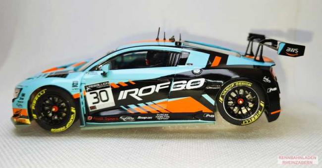Audi R8LMS Evo #30 IROFGO Gulf Chassis in R-technik