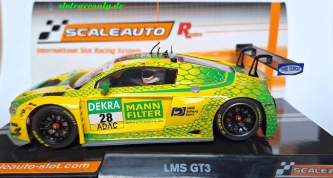 Audi R8 LMS GT3 evo #28  Mamba -design Chassis in R-technik Scaleauto 1:32