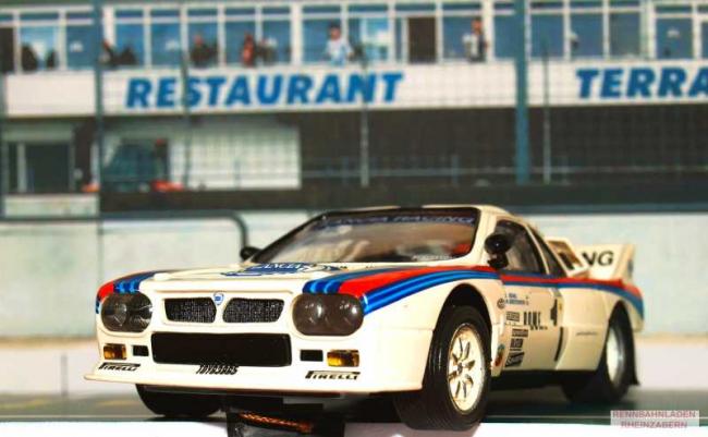 Lancia 037 #1 W.Röhrl / C.Geistdörfer Rally Monte Carlo sehr altes SCX Modell mit offenem Motor!! Rarität Modell ist unbenutz! ohne Box 