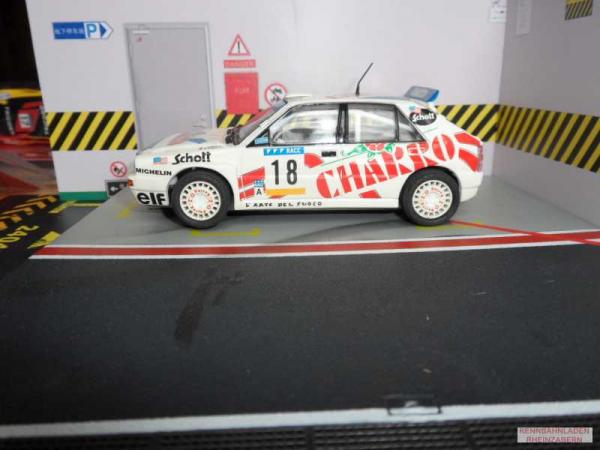 Lancia Delta Integrale #18 CHARRO Rally Costa Brava 1992 J.Puras SCX 1:32  Colección Altaya 