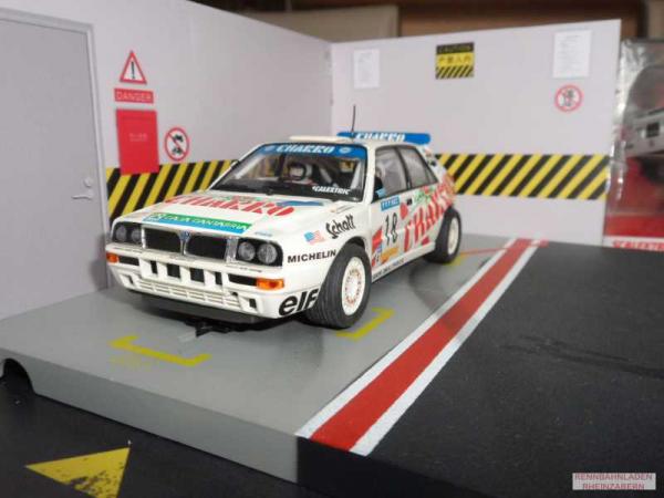 Lancia Delta Integrale #18 CHARRO Rally Costa Brava 1992 J.Puras SCX 1:32  Colección Altaya 