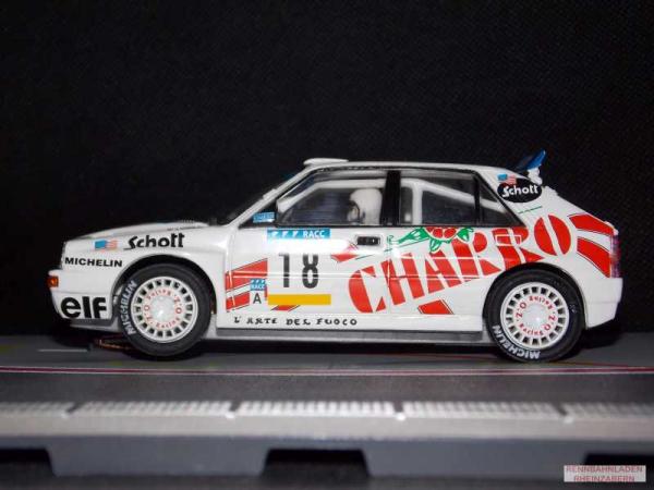 Lancia Delta Integrale #18 CHARRO Rally Costa Brava 1992 J.Puras SCX 1:32  Colección Altaya 