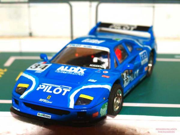 Ferrari F40 "Pilot" Le Mans #34 sehr rar! original SCX - unbenutzt Neuwertig, ohne Box