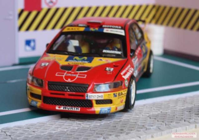 Mitsubishi Lancer EVO 7 #7 Rally Avilés 2004 D.Sordo/X.Amigo SCX PL06  sehr rar!