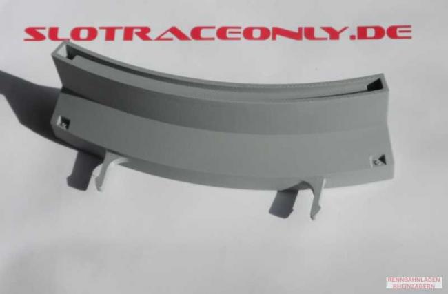 Begrenzungsmauer für Randstreifen innen Kurve 2 grau 3D print 1 Stück