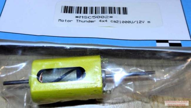 Motor SCALEAUTO  Thunder 4x4 (21000U@12V) Long Can m.Ø2mm Welle