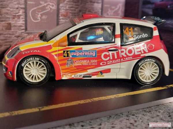 Citroën C2 JWRC Rally Italia Sardinia  D. Sordo Nº 41 neu unbenutzt ohne Box