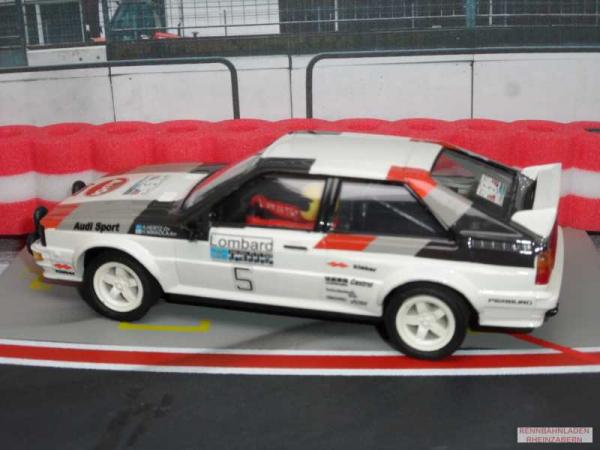 AUDI QUATTRO S1 1° RAC RALLY LOMBARD - SCOTLAND 1981  AUDI SPORT TEAM  #5  HANNU MIKKOLA / ARNE HERTZ Modell selten NEU UNBENUTZT- ohne Box