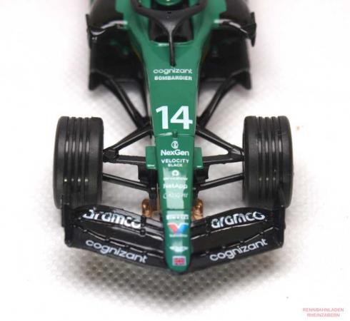 Formel 1 Modell #14 grün ähnlich Aston Martin Fernando Alonso