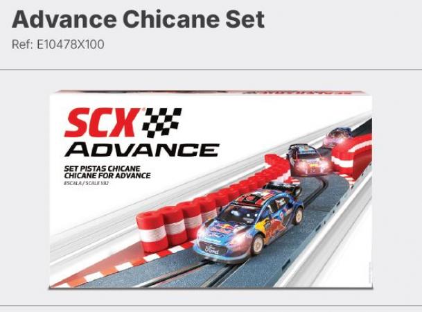 Schikane 1-Spurig SCX Advance