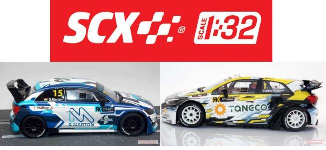 SCX DoppelPack Audi S1 WRX VR Volland Racing Team - Hyundai RX Taneco Team