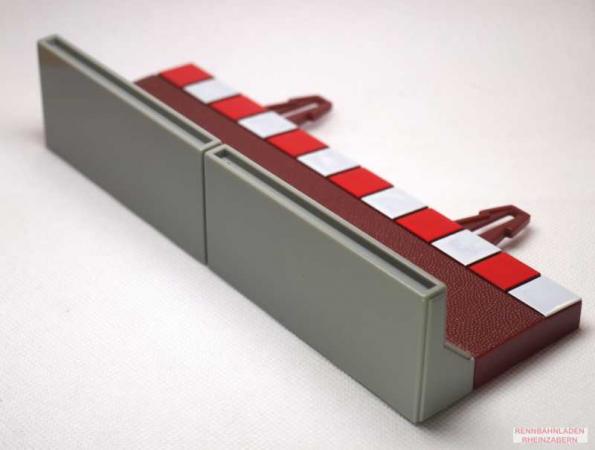 Fahrbahnverbreiterung mit Begrenzungsmauer Gerade 180mm 4 Stück Bisterpackung