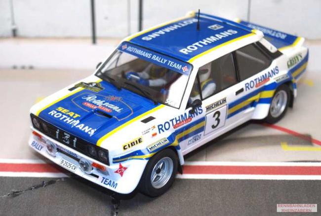 Fiat 131 Abarth #3 Rally Talavera 1982 de Sousa Sancho Pablo /  García Sánchez Pedro  Rothmans Rally Team SCX Classic 1:32