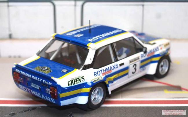 Fiat 131 Abarth #3 Rally Talavera 1982 de Sousa Sancho Pablo /  García Sánchez Pedro  Rothmans Rally Team SCX Classic 1:32