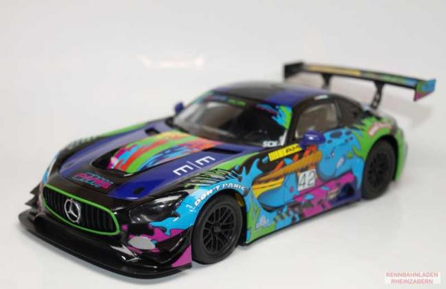 Mercedes AMG GT3 NASA Utah 6-Hour endurance race 2021 at Utah Motorsports Campus.SCX Classic 1:32 SCXU10558