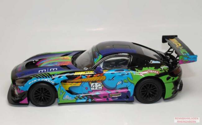 Mercedes AMG GT3 NASA Utah 6-Hour endurance race 2021 at Utah Motorsports Campus.SCX Classic 1:32 SCXU10558